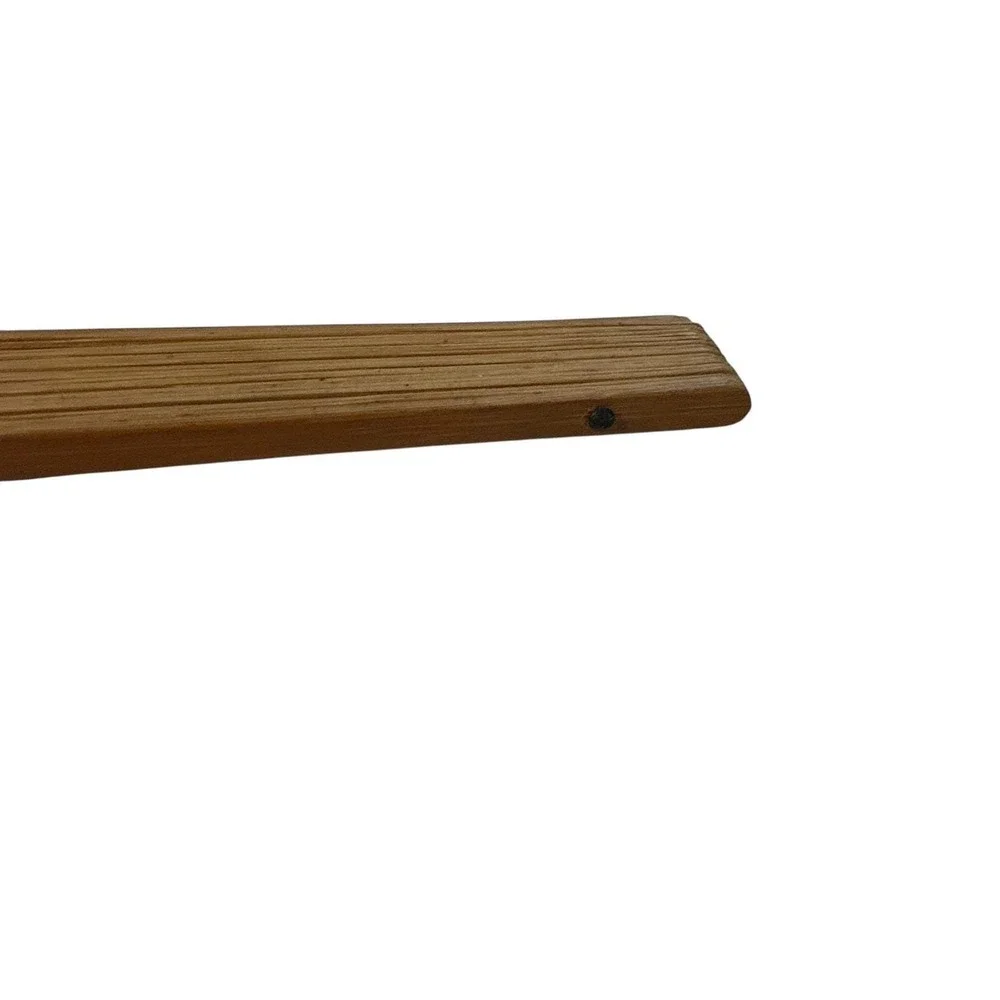 Vintage Chinese Folding Fan Bamboo‎ Paper Ink Landscape Mountain Scene - Picture 7 of 9